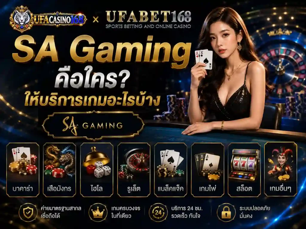 SA Gaming คือใคร ให้บริการเกมอะไรบ้าง