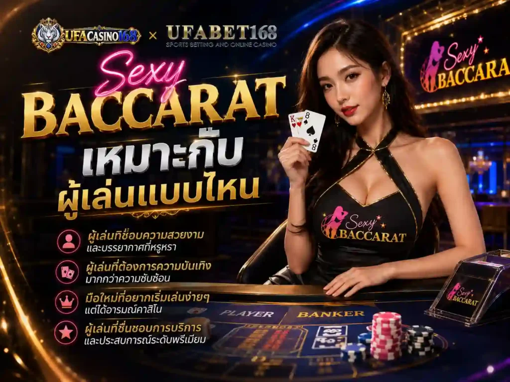 Sexy Baccarat เหมาะกับผู้เล่นแบบไหน