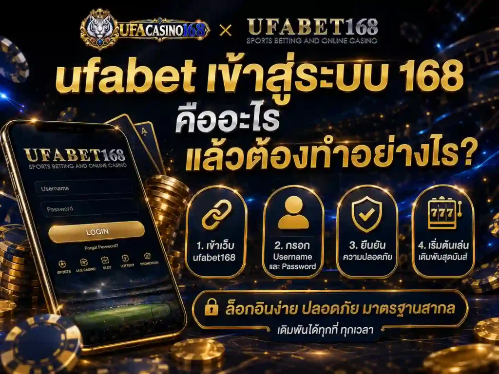 ufabet เข้าสู่ระบบ 168 คืออะไรแล้วต้องทำอย่างไร