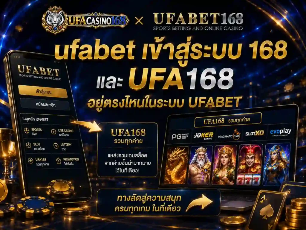 ufabet เข้าสู่ระบบ 168 และ UFA168 อยู่ตรงไหน