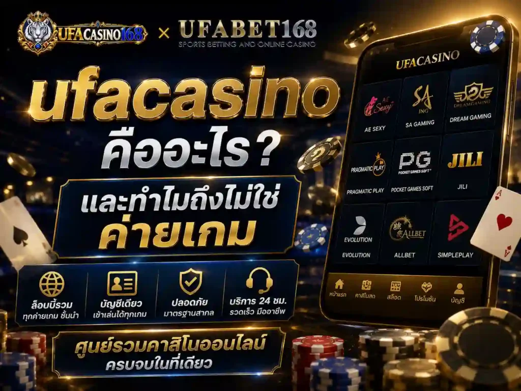ufacasinoคือ อะไร และทำไมถึงไม่ใช่ค่ายเกม