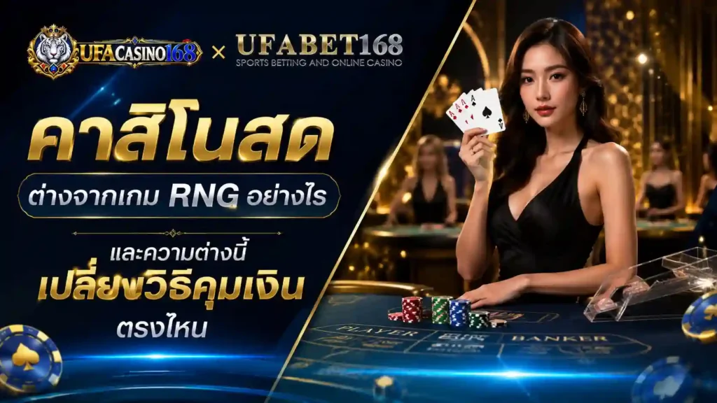 คาสิโนสด ต่างจากเกม RNG อย่างไร