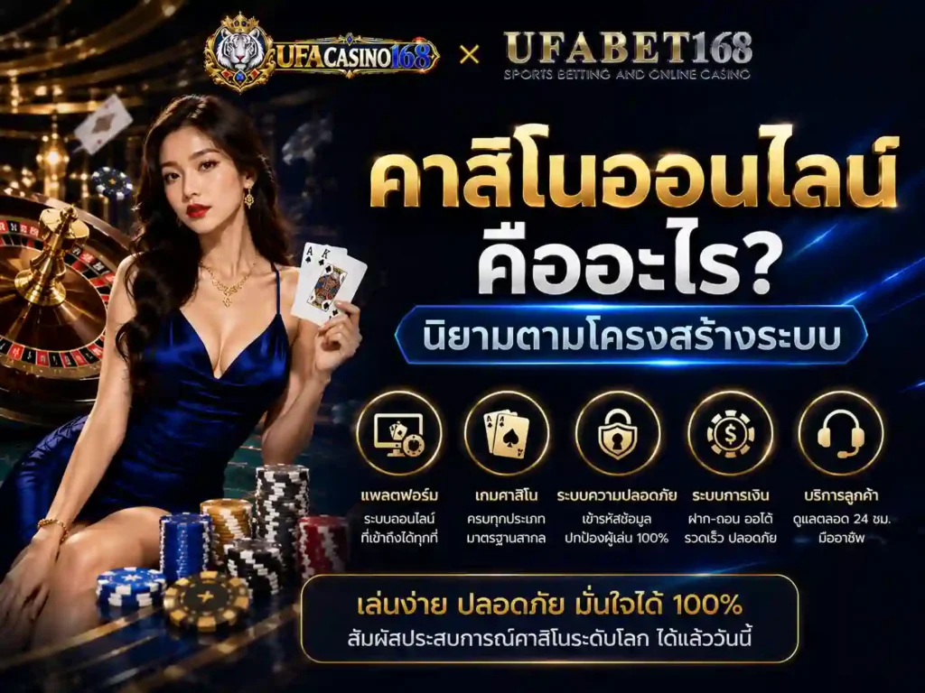คาสิโนออนไลน์ คืออะไร โครงสร้างระบบ