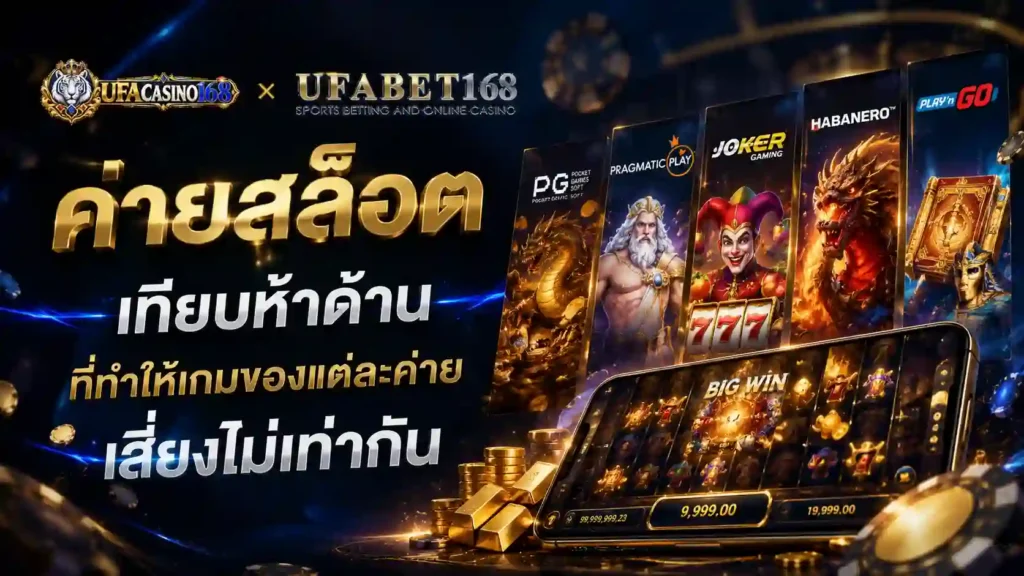 ค่ายสล็อต เกมของแต่ละค่ายเสี่ยงไม่เท่ากัน