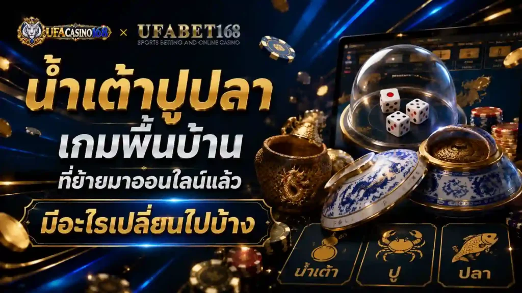 น้ำเต้าปูปลา เกมพื้นบ้านที่ย้ายมาออนไลน์