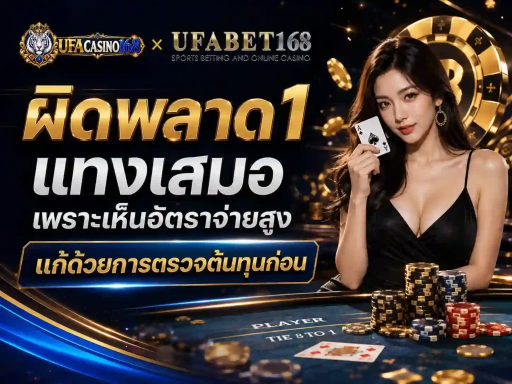 ผิดพลาด1 แทงเสมอเพราะเห็นอัตราจ่าย บาคาร่า สูง