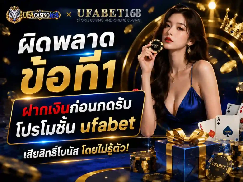 ฝากเงินก่อนกดรับ โปรโมชั่น ufabet