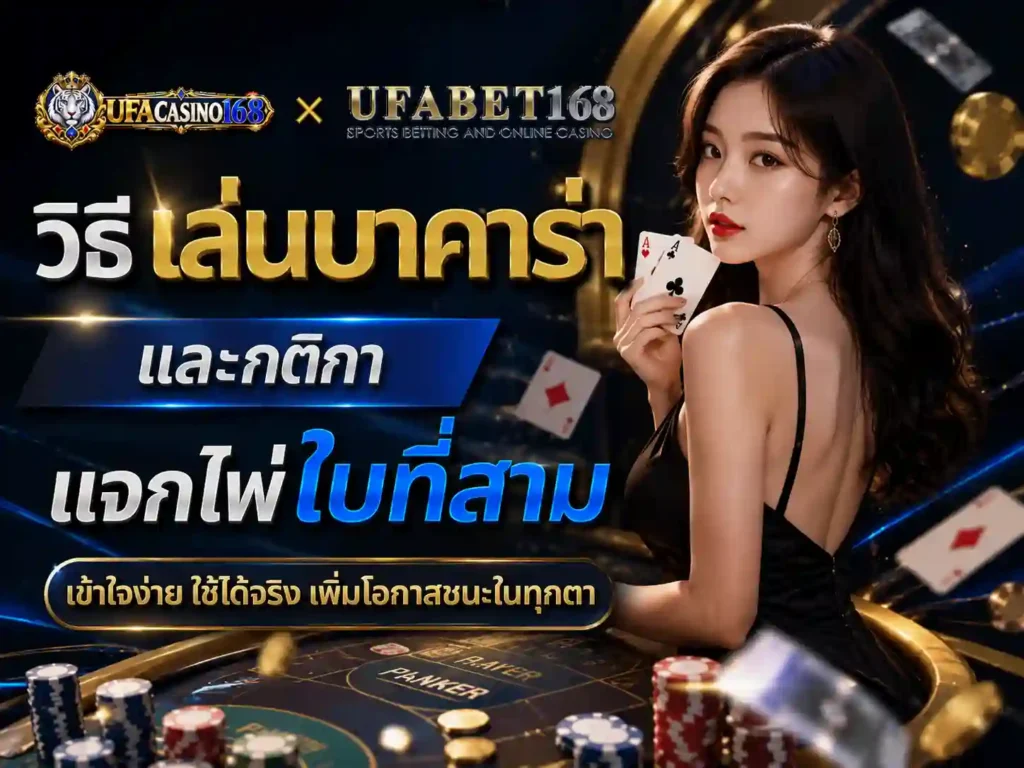 วิธี เล่นบาคาร่า และกติกาแจกไพ่ใบที่สาม