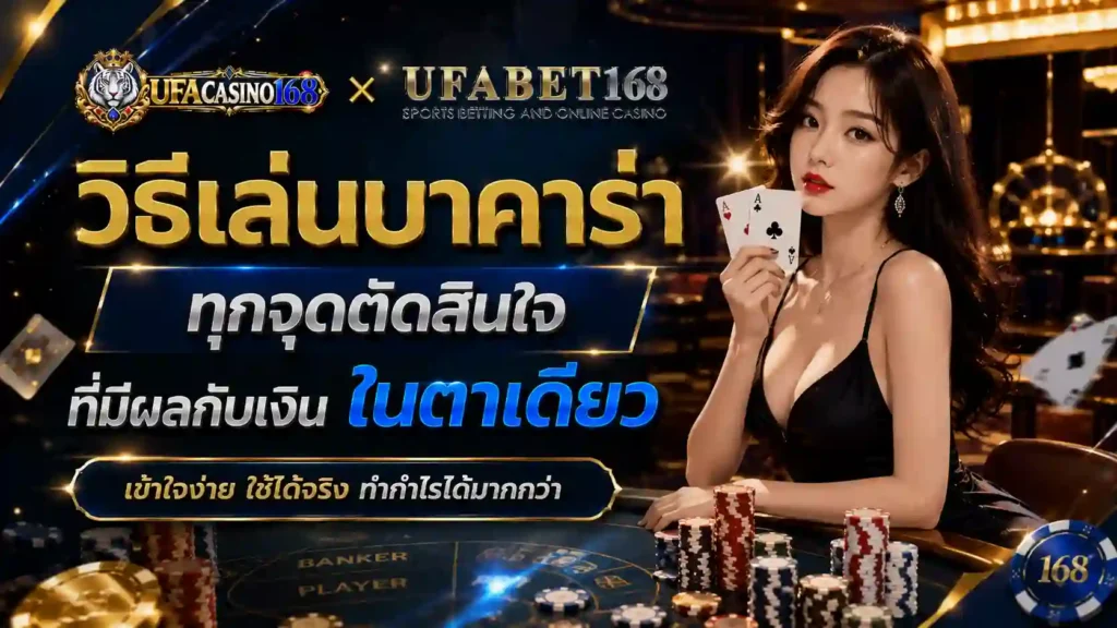วิธีเล่นบาคาร่า ทุกจุดตัดสินใจที่มีผลกับเงิน