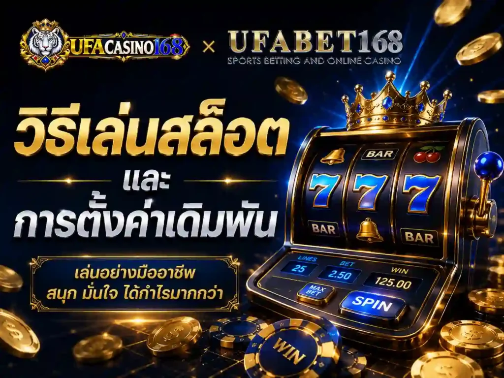 วิธีเล่นสล็อต และการตั้งค่าเดิมพัน