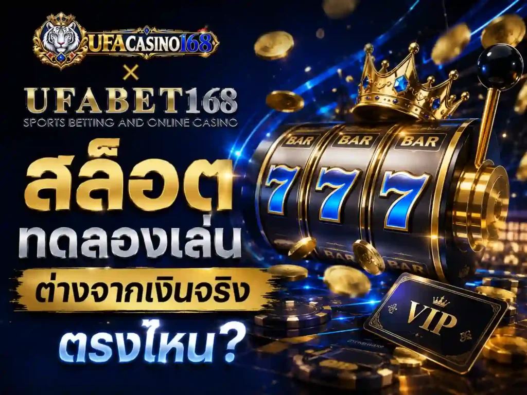 สล็อต ทดลองเล่นต่างจากเงินจริงตรงไหน