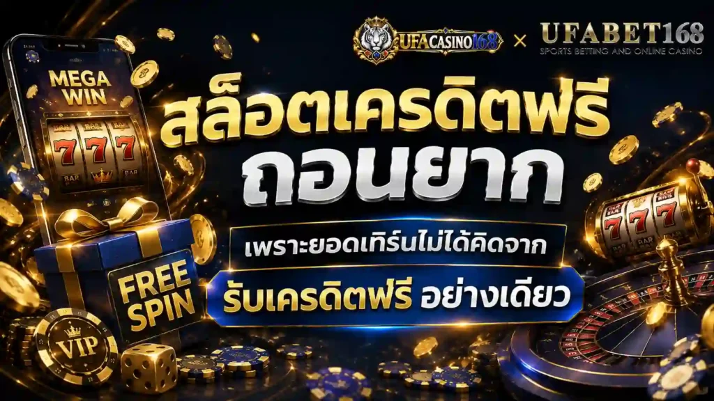 สล็อตเครดิตฟรี ยอดเทิร์นไม่ได้คิดจาก รับเครดิตฟรี