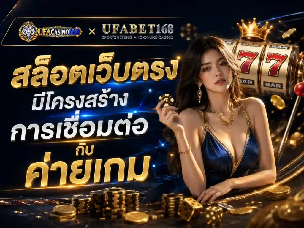 สล็อตเว็บตรง มีโครงสร้างการเชื่อมต่อกับค่ายเกม