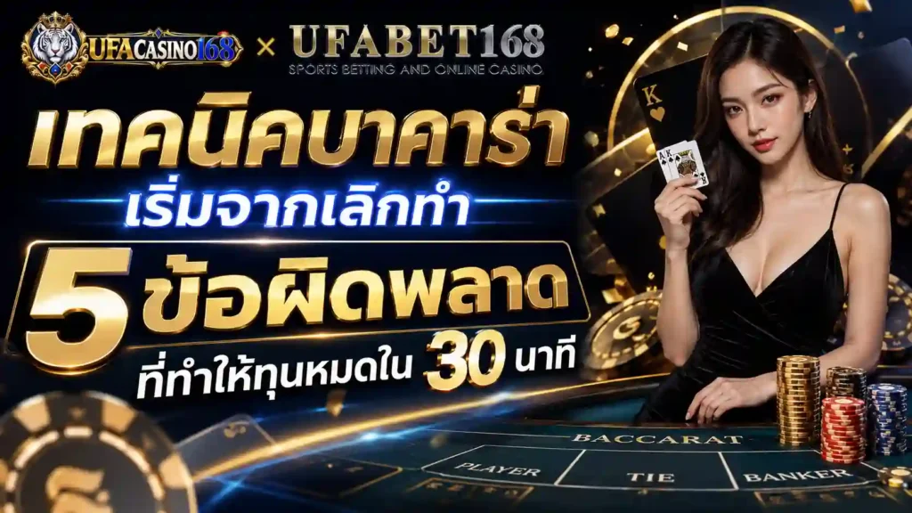 เทคนิคบาคาร่า เริ่มจากเลิกทำ 5ข้อผิดพลาด
