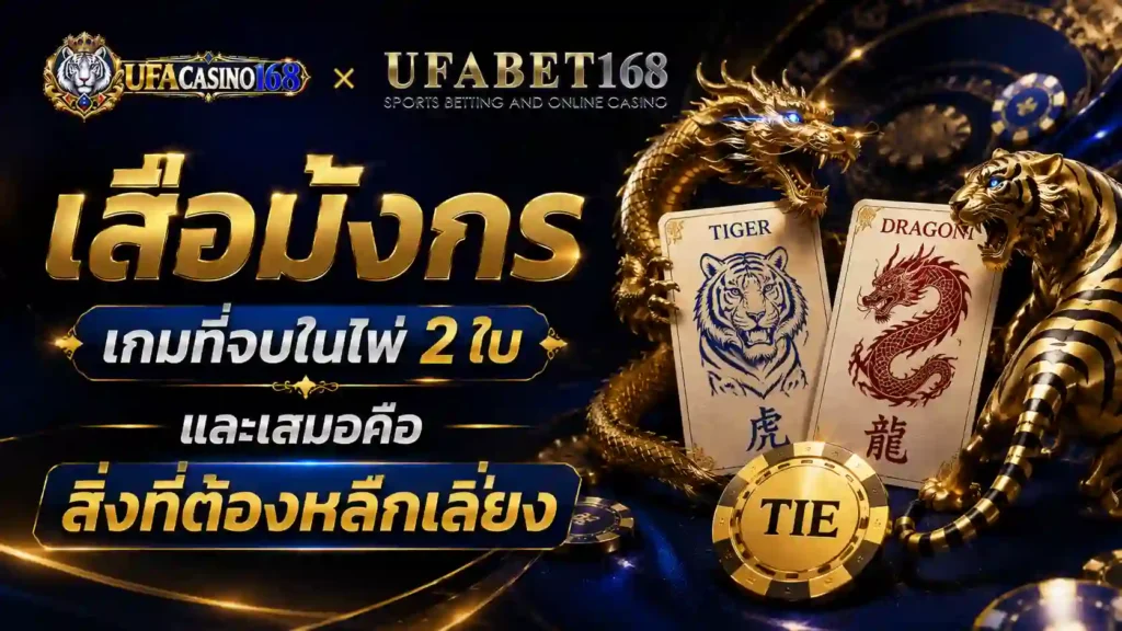 เสือมังกร เกมที่จบในไพ่ 2 ใบ และเสมอคือสิ่งที่ต้องหลีกเลี่ยง
