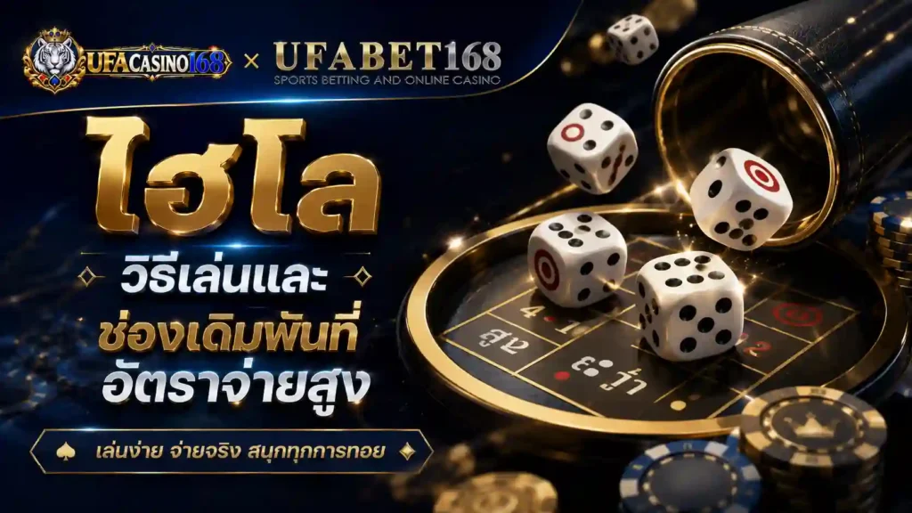 ไฮโล วิธีเล่นและช่องเดิมพันที่อัตราจ่ายสูง